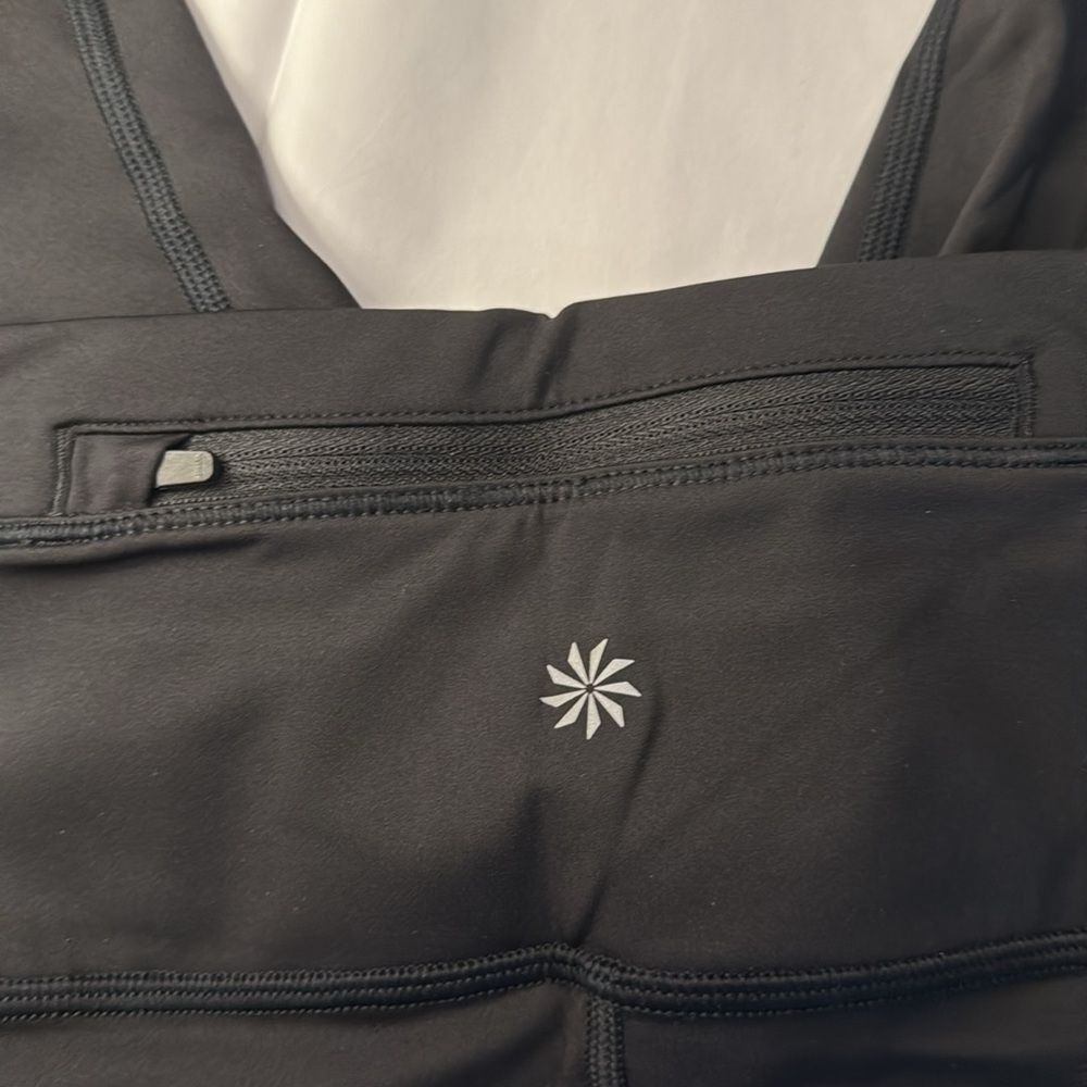 NWT Athleta  Accelerate Crop. Black. 1X - Picture 2 of 4
